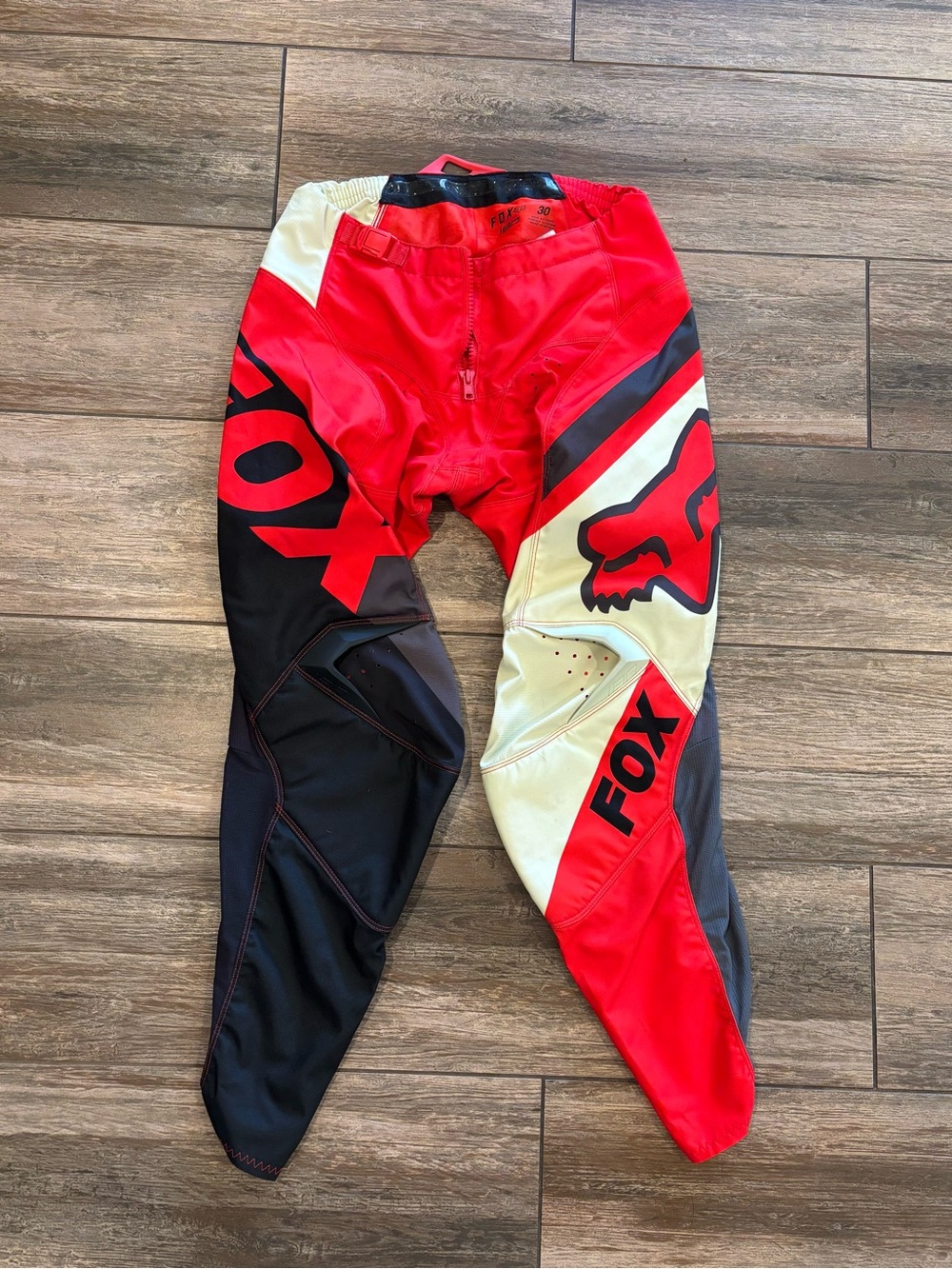 Fox Red, Black and Cream Men's Casual Pants